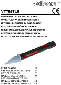 Notice VELLEMAN VTTEST18 équipements de mesure