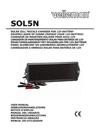 Notice VELLEMAN SOL5N Chargeur de piles