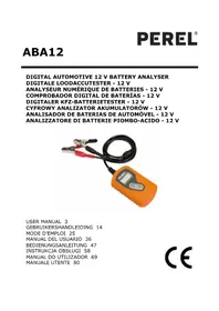Notice Perel ABA12 Chargeur de piles
