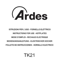 Notice ARDES ARTK21 Barbecue