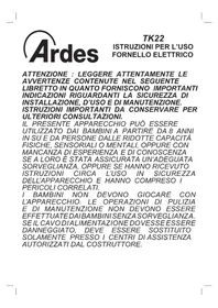 Notice ARDES ARTK22 Barbecue