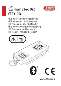 Notice ABUS HOMETEC PRO CFF3100 Sistema de seguridad y control de acceso.
