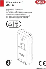Notice ABUS CFS3100 Sistema de seguridad y control de acceso.