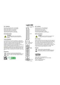Notice Testboy LIGHT 200 équipements de mesure