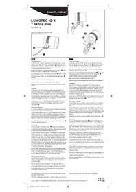 Notice Busch + Müller LUMOTEC IQ-X T SENSO PLUS Lampe vélo