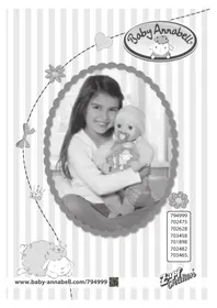 Notice Baby Annabell 706299 Prodotti per bambini