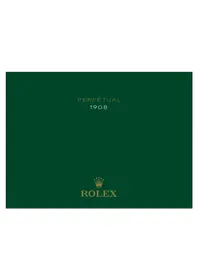 Notice Rolex PERPETUAL 1908 Montre
