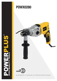 Notice PowerPlus POWX0280 Bormașină