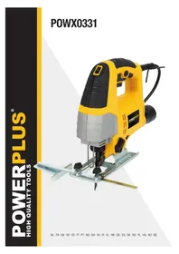Notice PowerPlus POWX0331 Пила