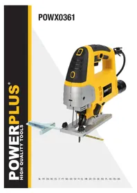 Notice PowerPlus POWX0361 Пила