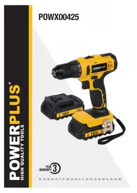 Notice PowerPlus POWX00425 Bormașină