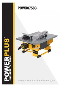 Notice PowerPlus POWX07588 Пила