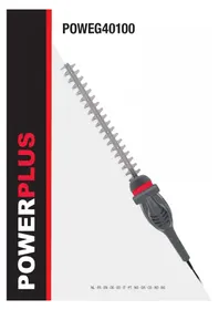 Notice PowerPlus POWEG40100 Tăietoare de gard viu
