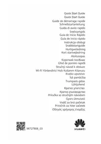 Notice HUAWEI WIFI AX2 Routeur