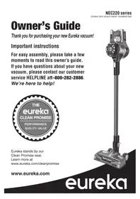 Notice EUREKA HYPERCLEAN NEC222 Aspirateur