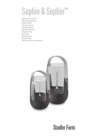 Notice STADLERFORM SOPHIE LITTLE Diffuseur d'arôme