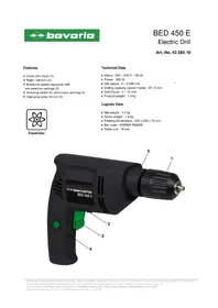 Notice Bavaria BED 450 E Perceuse