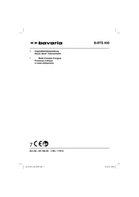 Notice Bavaria B-BTS 400 Schleifmaschine