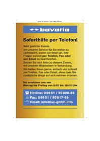 Notice Bavaria N-BPO 1100 E Polisseuse