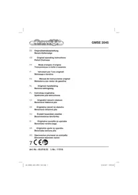 Notice Gardol GMSE 2045 Píla