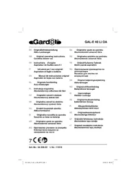 Notice Gardol GAL-E 40 LI OA Blåser