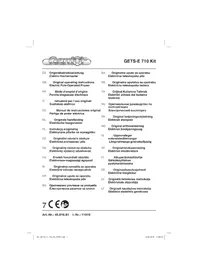 Notice Gardol GETS-E 710 Sag