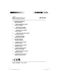 Notice Hurricane HE 43 HW Tondeuse à gazon