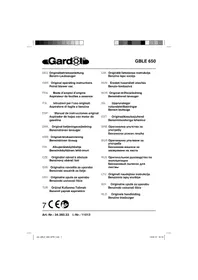 Notice Gardol GBLE 650 Blåser