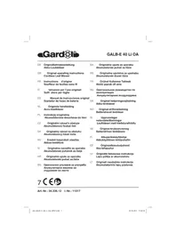 Notice Gardol GALB-E 40 LI OA Blåser