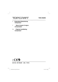 Notice TOP CRAFT TCK 240/50 Kompressor