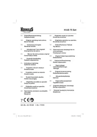 Notice Herkules H-US 75 SET Bruska
