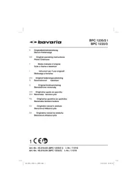 Notice Bavaria BPC 1235/3 Scie