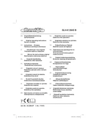 Notice Gardol GLH-E 2845 B Mekanisk flishugger