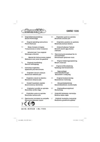 Notice Gardol GMSE 1335 Sag