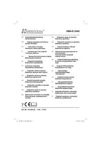 Notice Hurricane HMH-E 2440 Hacheuse mécanique