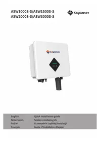 Notice Solplanet ASW2000S-S Panneau solaire