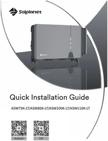 Notice Solplanet ASW110K-LT Non catégorisé