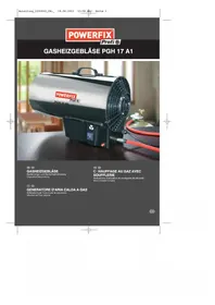 Notice POWERFIX PGH 17 A1 Générateur