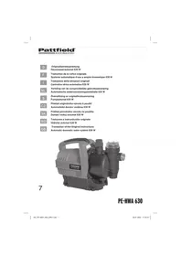 Notice Pattfield PE-HWA 630 Pompe à eau