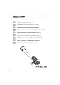 Notice Pattfield PE-AB 36 LI BASIC Non catégorisé