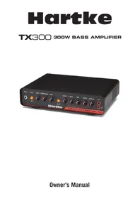 Notice Hartke TX300 Recepteur