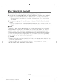 Notice SAMSUNG BRD27603FWW фрижидер