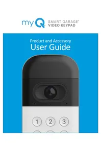 Notice CHAMBERLAIN MYQ SMART GARAGE VIDEO KEYPAD Clavier