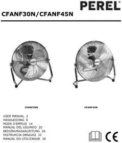 Notice Perel CFANF45N Ventilateur