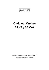 Notice Digitus DN-170106 Serveur
