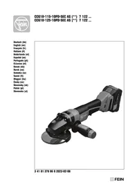 Notice Fein CCG 18-125-10 PD-SEC AS Triturador