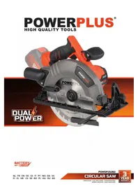 Notice PowerPlus POWDP25260 Пила