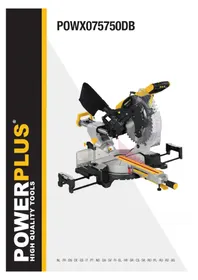 Notice PowerPlus POWX075750DB Zāģis