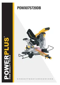 Notice PowerPlus POWX075720DB Пила