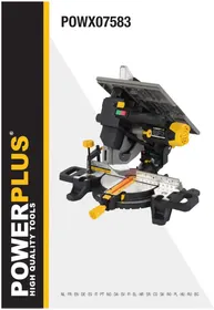 Notice PowerPlus POWX07583 Пила
